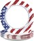50Pcs Patriotic Paper Plates 10" 4th of July American Flag Party Plates Disposable Independence Day Tableware for 4th of July Independence Day Veterans Welcome Home Party